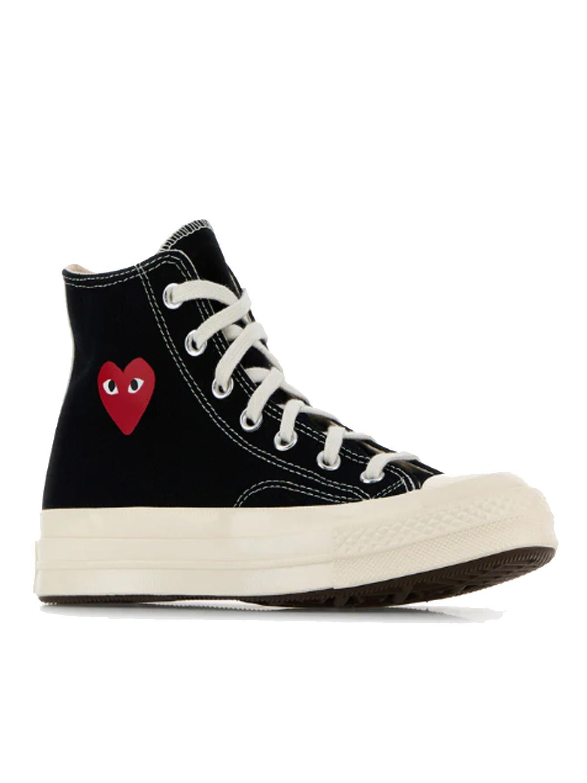 G*️様 COMME des GARCONS CANVAS BOSTON HAN black canvas sneakers Comme des Garcon | Quaranta Boutique Comme